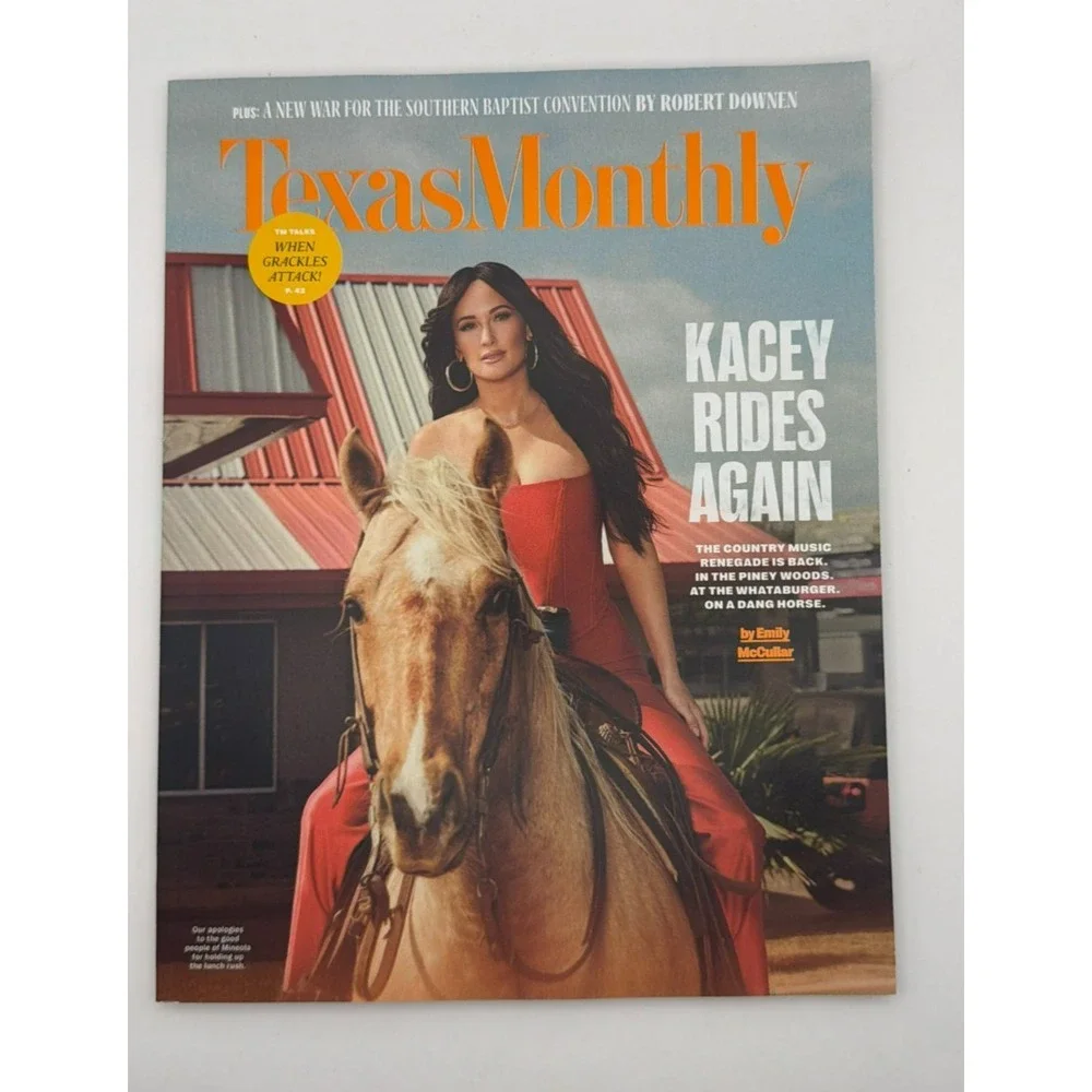 Texas Highways Texas Monthly Magazine Lot 10 2024-2026 Kacey Musgraves Travel